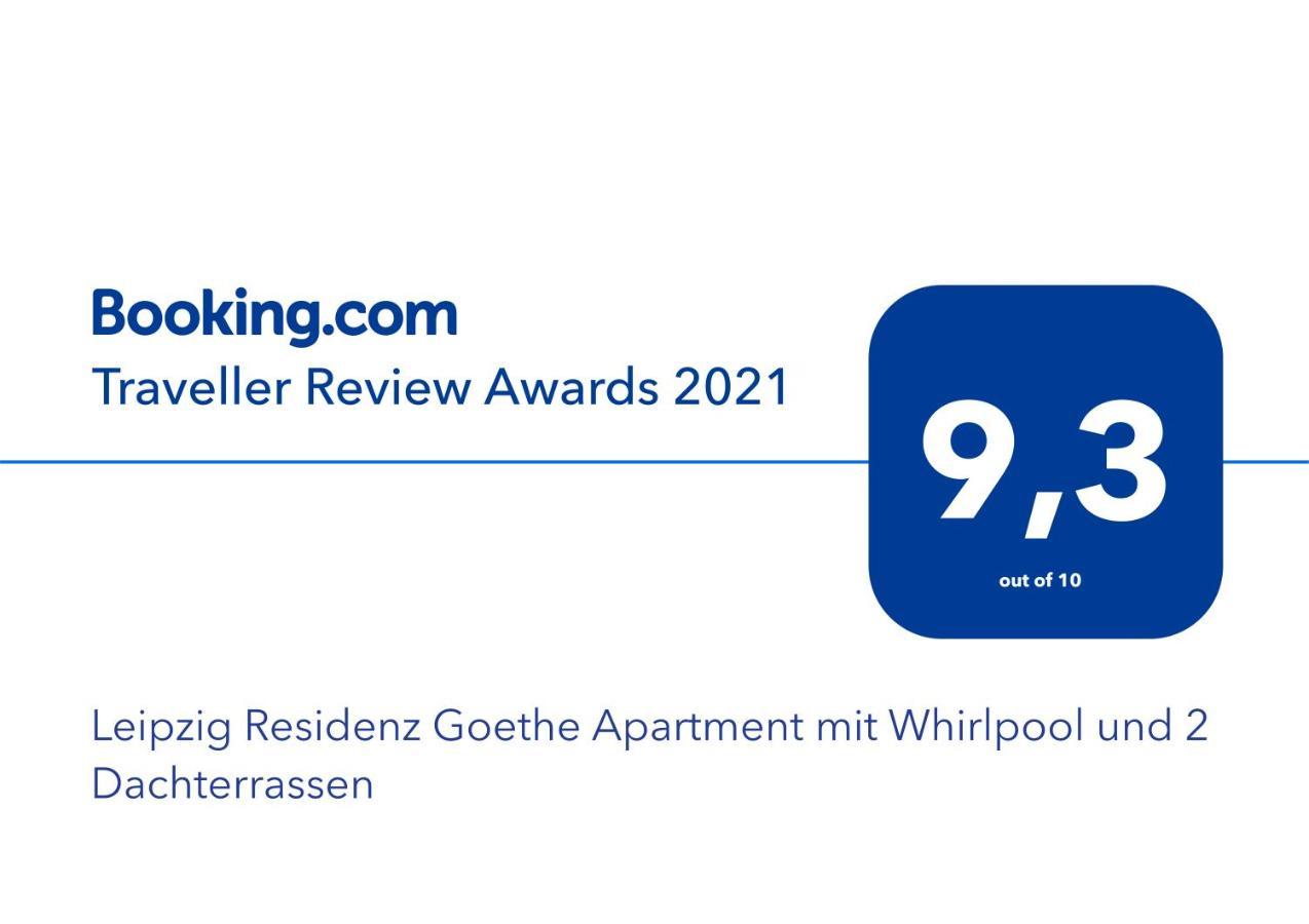 Leipzig Residenz Goethe Apartment Mit 2 Dachterrassen Extérieur photo