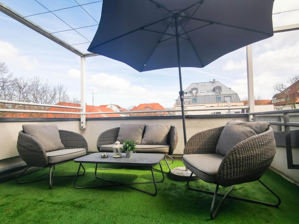 Leipzig Residenz Goethe Apartment Mit 2 Dachterrassen Extérieur photo